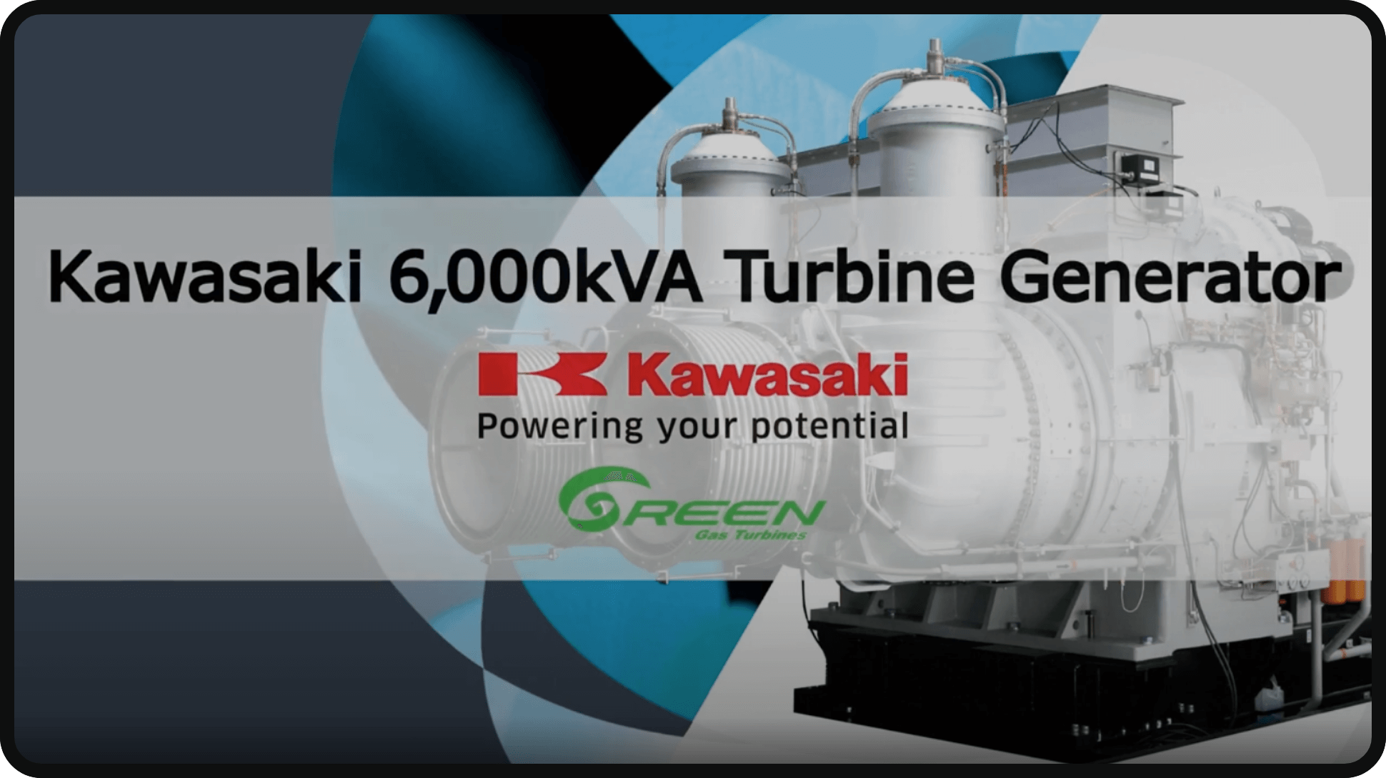 Kawasaki 6,000kVA Turbin Generator